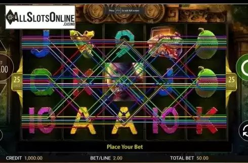 Reel Screen. Kongs Temple from Reel Time Gaming
