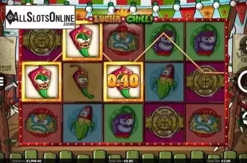 Win Screen 1. Lucha Chilli from Endemol Games