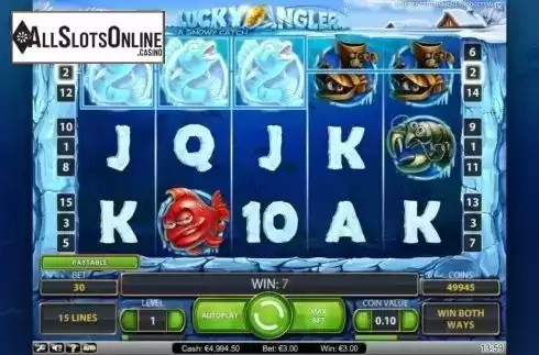 Win Screen 3. Lucky Angler from NetEnt
