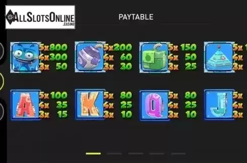 Paytable 1. Lucky Bomber from GamePlay