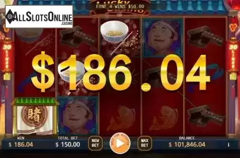 Win screen 3. Lucky Casino from KA Gaming