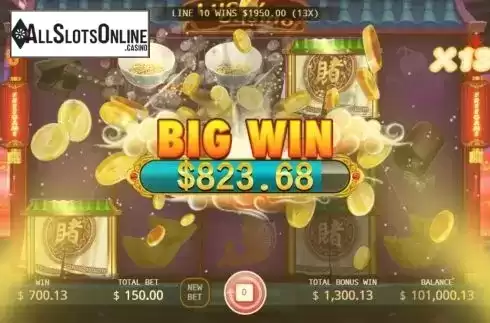 Big win screen. Lucky Casino from KA Gaming