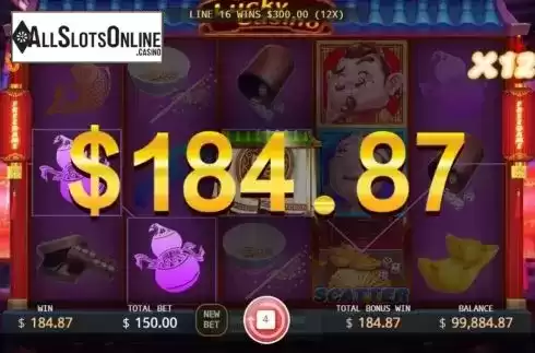 Win screen. Lucky Casino from KA Gaming
