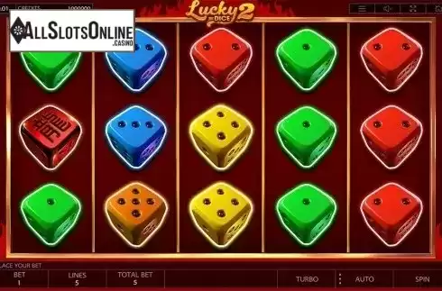 Reels screen. Lucky Dice 2 from Endorphina