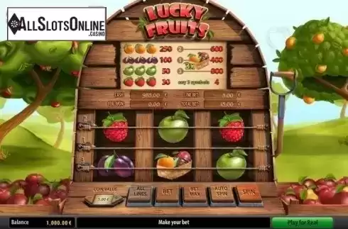 Reel Screen. Lucky Fruits from GameScale