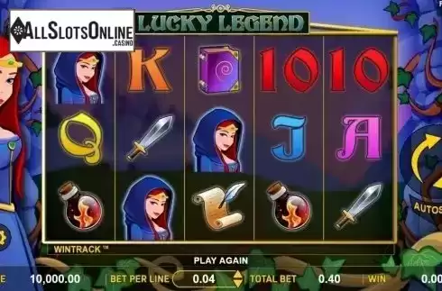 Reel Screen. Lucky Legend from Aspect Gaming