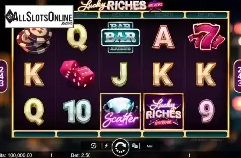 Reel Screen. Lucky Riches Hyperspins from Microgaming