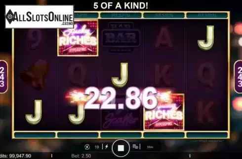 Win Screen 2. Lucky Riches Hyperspins from Microgaming
