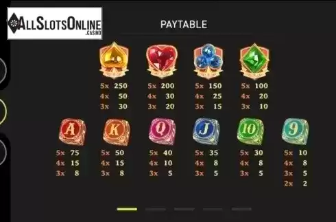 Paytable 1. Lucky Royale from GamePlay