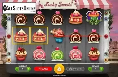 Win Screen 2. Lucky Sweets from BGAMING