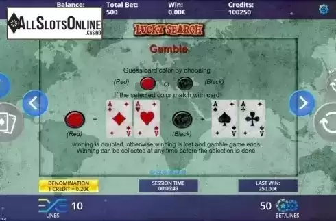 Gamble. Lucky Search from DLV