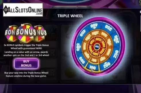 Bonus Wheel. Lucky Vegas from Pariplay