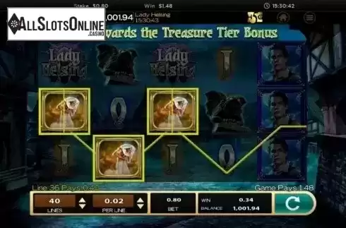 Free spins 4. Lady Helsing from High 5 Games