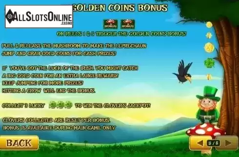 Paytable 5. Land of Gold (Playtech) from Playtech
