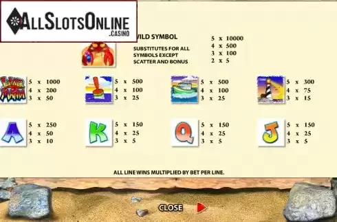 Screen2. Lobstermania from IGT