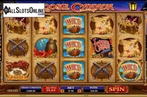 Screen6. Loose Cannon from Microgaming