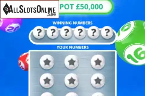 Game screen. Lotto Silver from gamevy