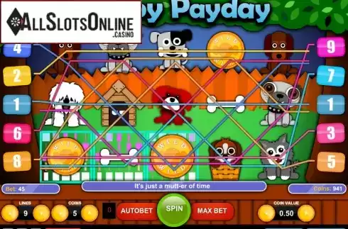 Screen5. Puppy Payday from 1X2gaming