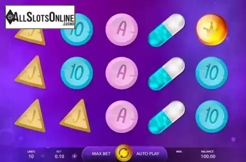 Reel Screen. Purple Pills from Mascot Gaming