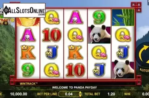 Reel Screen. Panda Payday from Aspect Gaming