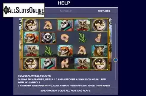 Feature screen 2. Panda Planet from Arrows Edge