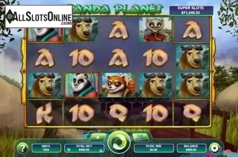 Reel screen. Panda Planet from Arrows Edge