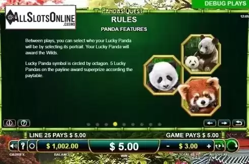 Features 1. Pandas Quest from Aurify Gaming