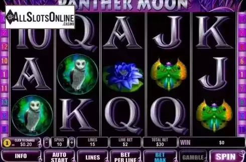 Screen6. Panther Moon from Playtech
