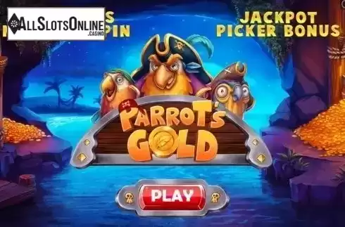 Start Screen. Parrot's Gold from Pariplay