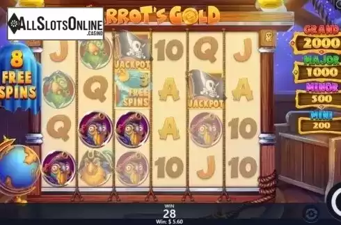 Free Spins 2. Parrot's Gold from Pariplay