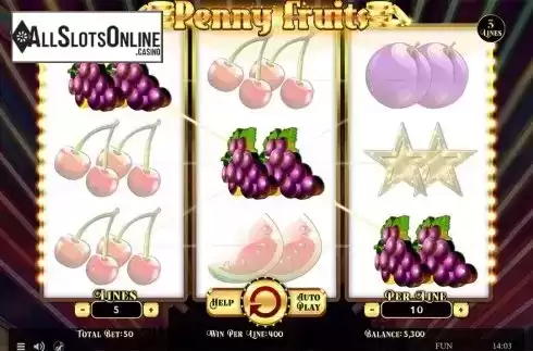 Game workflow 2. Penny Fruits from Spinomenal