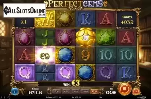 Win Screen 2. Perfect Gems from Play'n Go