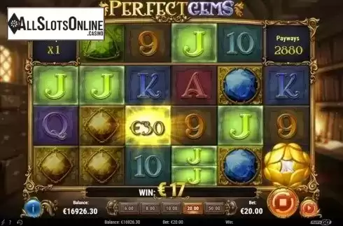 Win Screen 4. Perfect Gems from Play'n Go