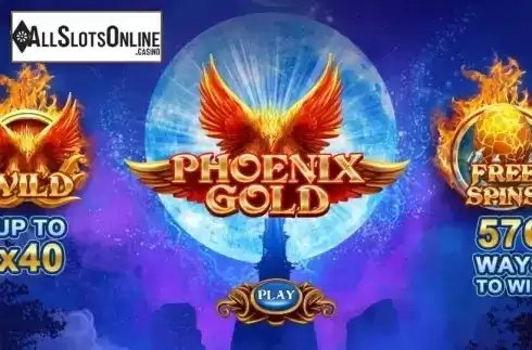 Start Screen. Phoenix Gold from Pariplay
