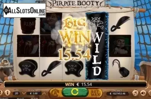 Big Win. Pirate Booty from Booming Games