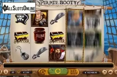Reel Screen. Pirate Booty from Booming Games
