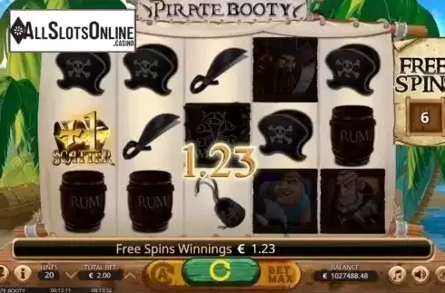 Free Spins 2. Pirate Booty from Booming Games