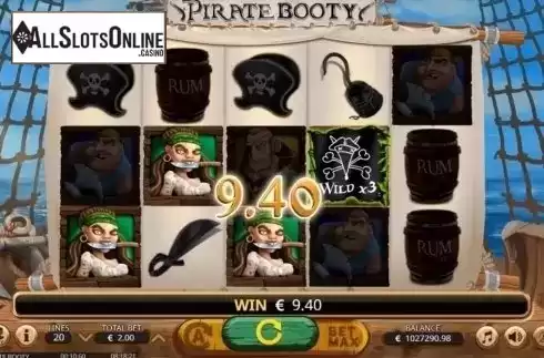 Win Screen 2. Pirate Booty from Booming Games