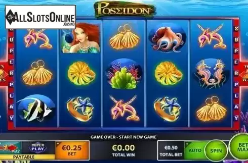 Reel Screen. Poseidon (IGT) from IGT