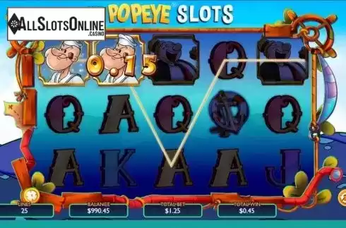 Win screen 2. Popeye Slots from Spieldev