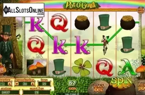 Win Screen . Pot O'Gold II from TOP TREND GAMING