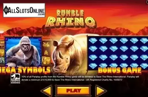 Intro 1. Rumble Rhino from Pariplay