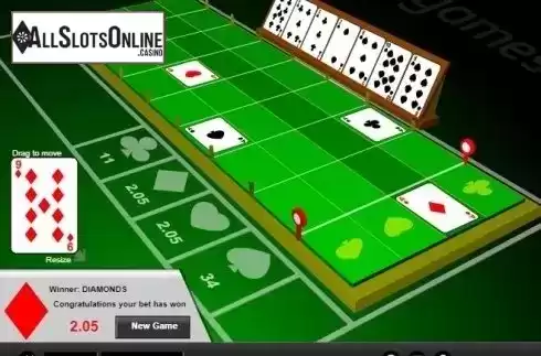 Win Screen. Race the Ace from 1X2gaming