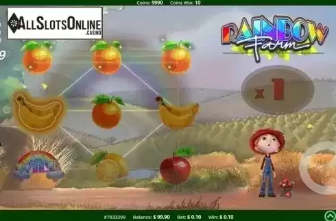 Win screen . Rainbow Farm from Concept Gaming