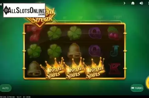 Free Spins 1. Regal Streak from Red Tiger
