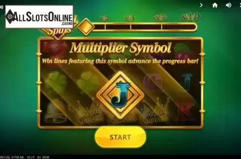 Free Spins 3. Regal Streak from Red Tiger