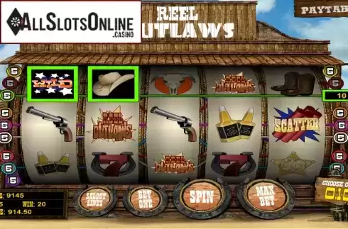 Wild. Reel Outlaws from Betsoft