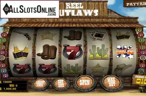 Reels. Reel Outlaws from Betsoft