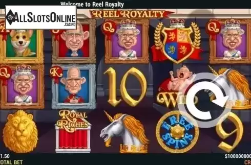 Reel Screen. Reel Royalty from Slot Factory