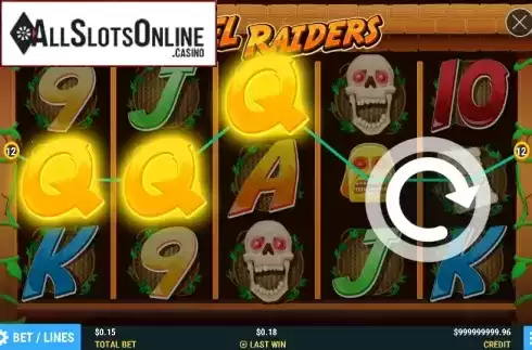Win screen 3. Reel Raiders from Slot Factory